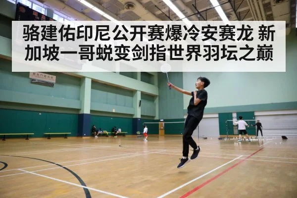 badminton court action